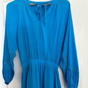 Elegant Blue Women's Dress